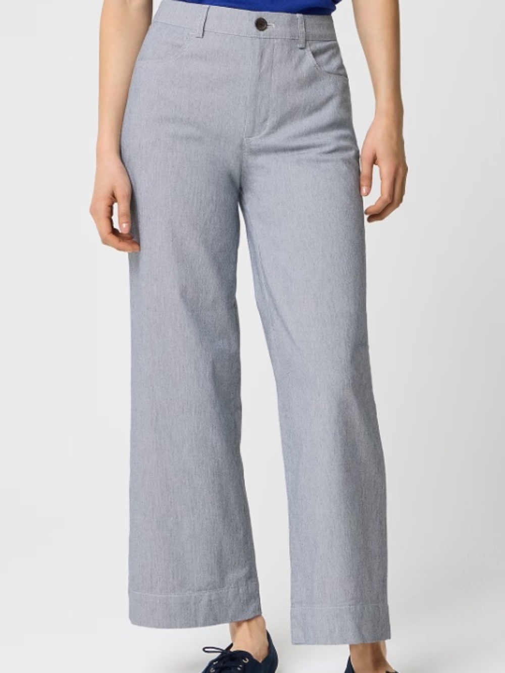 J crew Ella high-rise wide-leg cropped pant